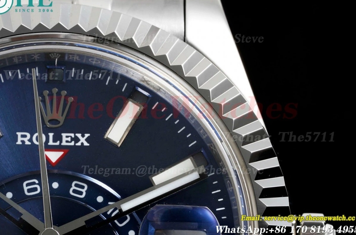A9001 Stk SS  Jubilee FNF SkyDweller Blue 326934 SS 42mm 0430